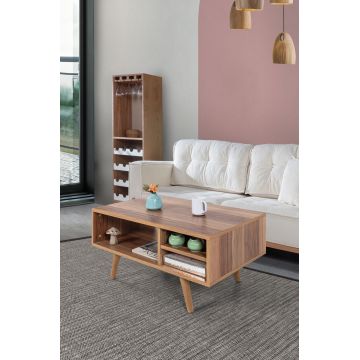 Masuta de cafea, Hanah Home, Venüs 2037, 90x43x55 cm, PAL, Maro