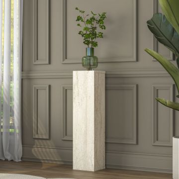 Masuta, Hanah Home, AD107, 20x80x18.2 cm, PAL MELAMINAT CALITATE E1, Travertin