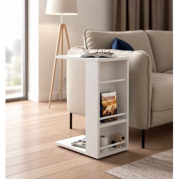 Masuta, Hanah Home, Pint-1, 44x65x29 cm, PAL, Alb
