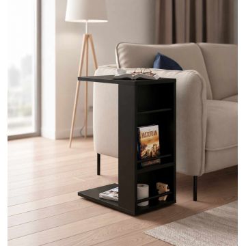 Masuta, Hanah Home, Pint-1, 44x65x29 cm, PAL, Negru