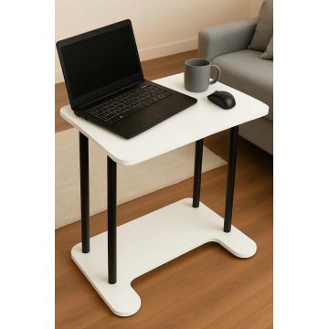 Masuta laptop, Hanah Home, Ck15, 60x65x35 cm, PAL, Alb