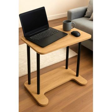 Masuta laptop, Hanah Home, Ck15, 60x65x35 cm, PAL, Maro
