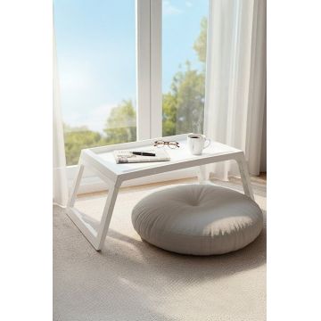 Masuta laptop, Hanah Home, Lavine, 56x26.3x36 cm, PLASTIC, Alb