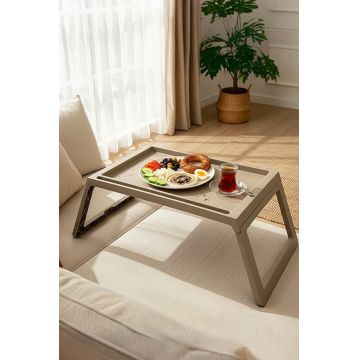Masuta laptop, Hanah Home, Lavine, 56x26.3x36 cm, PLASTIC, Albastru deschis