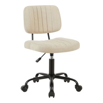 Scaun de birou Warra, bej, 50x52x76-86 cm