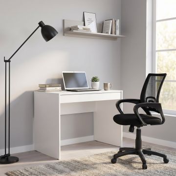 Birou CMS-301-DD-1 Home Collection®, cu sertar, 90x75x55 cm - Alb