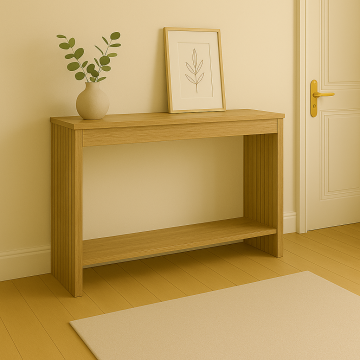 Consola Focused, natural, 120x35x74 cm - Natur