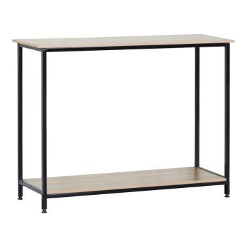 Consola Shima, Stejar-Negru, 106x35x81 cm - Stejar-Negru