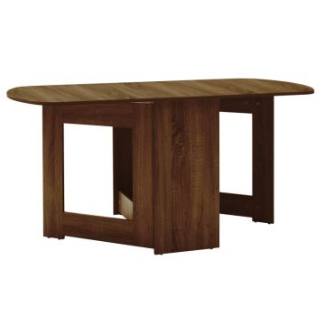 Masa Extensibila Model Aniya, 37-160 x 80 x 77 cm, Diverse culoare - Maro