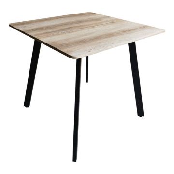 Masa Squaro, Sonoma, 80x80x75 cm - Stejar