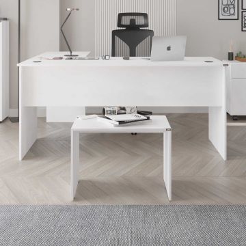 Masuta Cafea/Birou RSH-300-DD-1 Home Collection® Rio Office, 60x43x40 cm - Alb