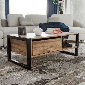 Masuta de cafea Haldizen, Stejar, 105x40x55 cm - Stejar