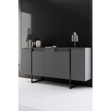 Mobilier de Lux, 160x35 cm - AnthracitenBlack