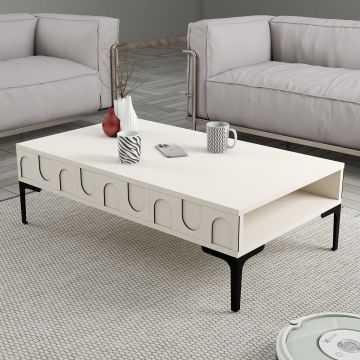 Mobilier Lyon 32, 105x60 cm - CreamnBlack