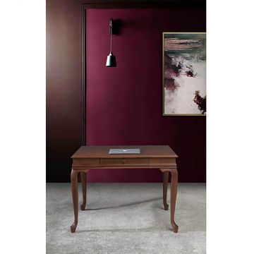 Birou Albero36 Lux cu sertar, Nuc, 70 x 110 x 75 cm - Nuc