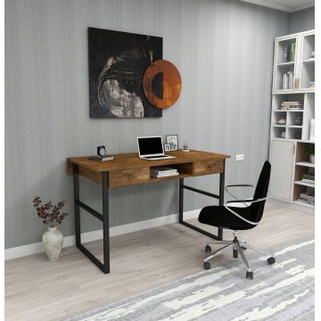 Birou Allen, Nuc, 120x75x60 cm - Nuc