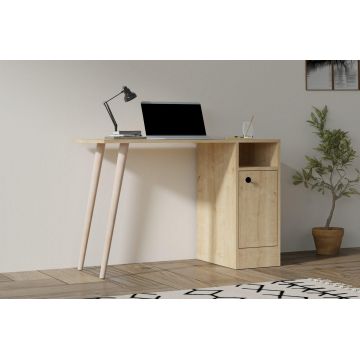 Birou Calvin cu usa, 110 x 75 x 50 cm - Stejar
