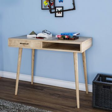 Birou Carmen cu sertar, Stejar, 105 x 79 x 55 cm - Stejar