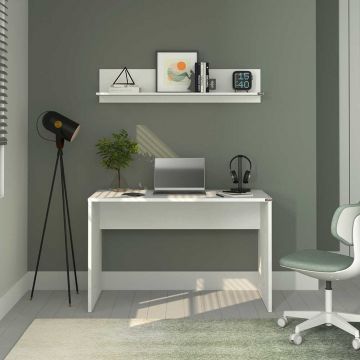 Birou CMS-612-DD-1 Home Collection® Office, Alb, 120x75x60 cm - Alb