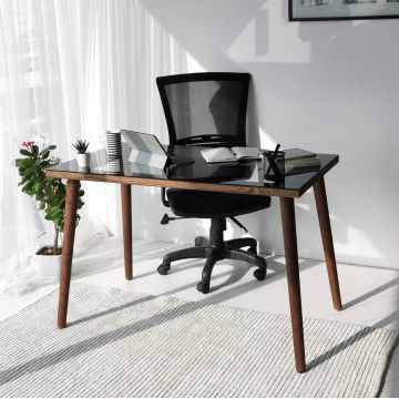 Birou Cozy, Nuc, 60x73x110 cm - Nuc