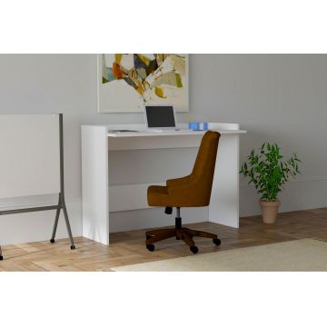 Birou Inga, Alb, 120x85x40 cm - Alb