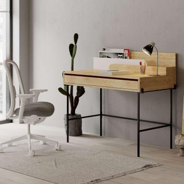 Birou Leila cu Sertar si Separatoare pentru Carti,  108 x 80 x 60 cm - arsiv4
