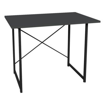 Birou Ustando, Stejar - Antracit, 90x60x72 cm - Antracit