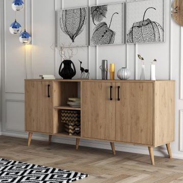 Consolă Exxen Console, Stejar, 180x80x45 cm - Stejar