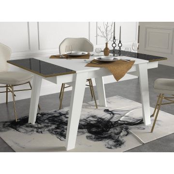 Masa Bucatarie Ravenna, alb, 148.5x85x76.2 cm - Alb