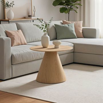 Masa de cafea cu functie de depozitare Donda, Diverse culori, 60x40 cm - Stejar