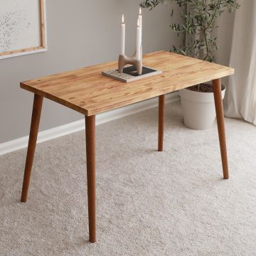 Masa Dining Cozy Natural, Stejar, 60x73x110 cm - Stejar
