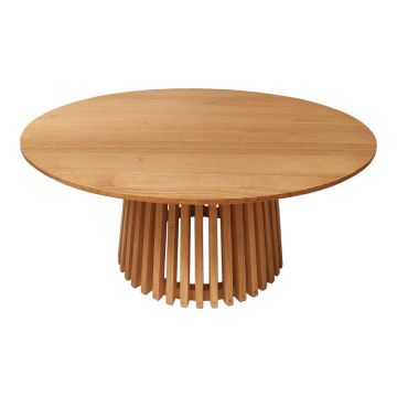 Masuta de cafea Kenda I, Natural, D100x45 cm - Natural