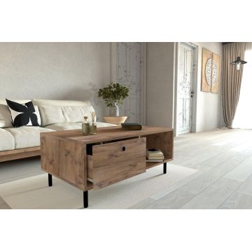 Masuta De Cafea Muslera cu Usa, 100 X 43 X 60 Cm - Stejar