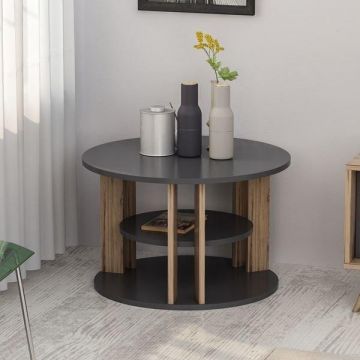 Masuta de Cafea Rilla, Nuc, 68x44x68 cm - Nuc