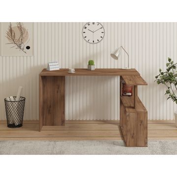 Birou Cayko, Diverse culori, 130x50x74 cm - Pin atlantic