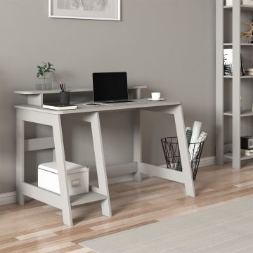 Birou Country, Diverse culori, 120x60x73 cm - Gri