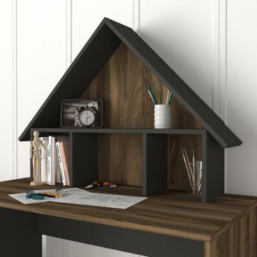 Birou Denver, Antracit, 120x60x74 cm - Antracit
