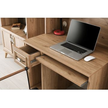 Birou Irmak 70225, Stejar, 90x60x167 cm - Stejar