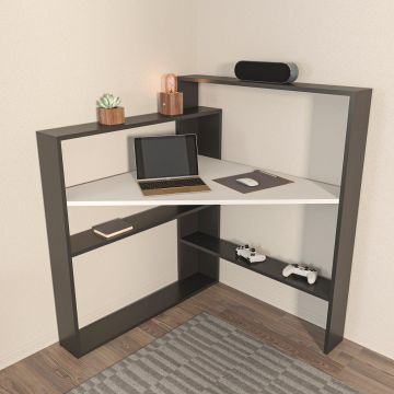 Birou Kelly cu 5 Rafturi, 94 X 114 X 94 Cm - arsiv3