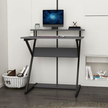 Birou Orion, Diverse culori, 80x60x87 cm - Antracit - Negru