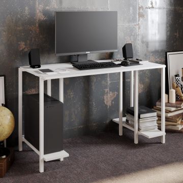 Birou Reader, Diverse culori, 125x60x74 cm - Alb
