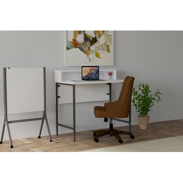 Birou Uso, Diverse culori, 90x50x75 cm - Alb - Negru