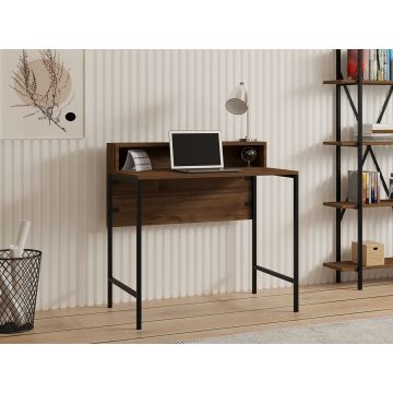 Birou Uso, Diverse culori, 90x50x75 cm - Nuc - Negru