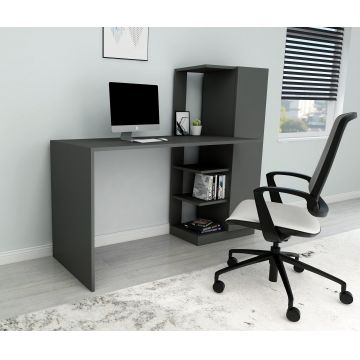 Birou Yagiz, Diverse culori, 120x55x74 cm - Antracit
