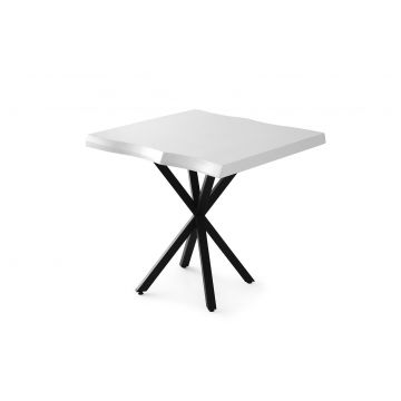 Masa Bucatarie Safir, 80x75x80 cm - Alb