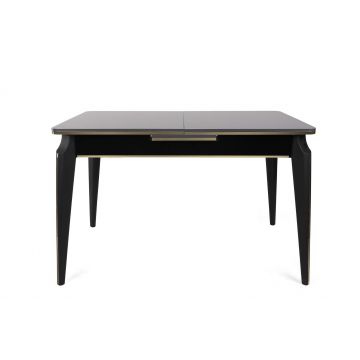 Masa Bucatarie Star Dining Table Extensibila, Gri, 120 x 75 x 79 cm - Gri inchis