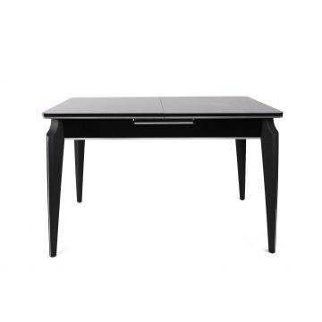 Masa Bucatarie Star Dining Table Extensibila, Gri, 120 x 75 x 79 cm - Negru