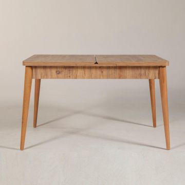 Masa Bucatarie Vina, 130 x 77 x 80 cm - Lemn Natural