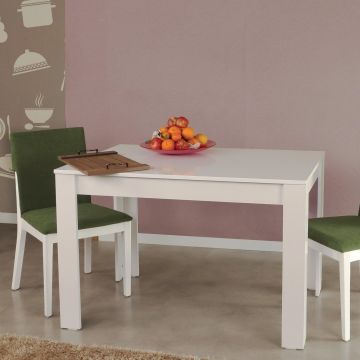 Masa Dining Bucatarie Single 120, 120 x 78 x 80 cm - Alb