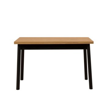 Masă dining Oliver Sbt - Karina, Diverse culori, 120x75x77 cm - Negru